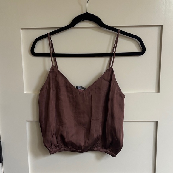 Chic Brown Camisole Top (fits s/m) - Picture 2 of 4